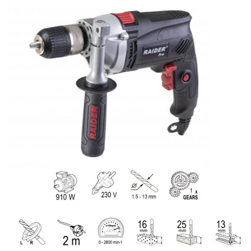 Raider RD-ID42 PRO UDARNA BUSILICA 910W BLACK EDITION Cijene