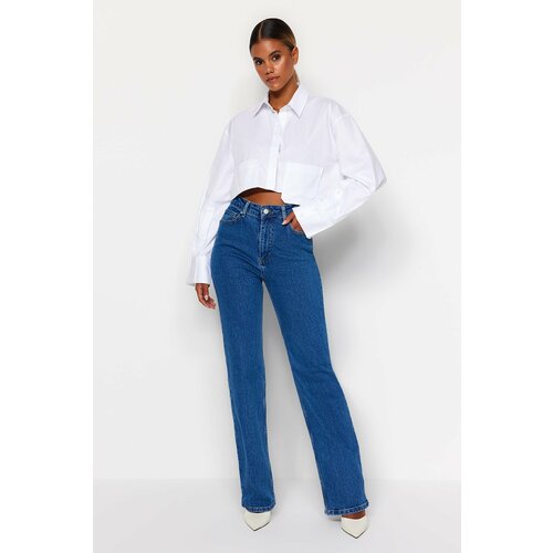 Trendyol Jeans - Blue - Wide leg Slike