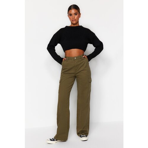 Trendyol Jeans - Green - Wide leg Slike