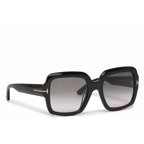 Tom Ford Sončna očala FT1082 Shiny Black /Gradient Smoke 01B