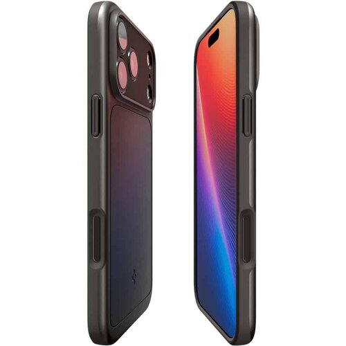 Spigen Thin Fit MagSafe maska za iPhone 17 Pro ACS10341 - Gunmetal Slike