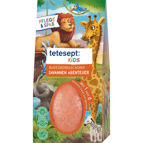 TETESEPT Kids kopalna bombica &amp;quot;Savanska pustolov&amp;scaron;čina&amp;quot; - 1 kos Slike