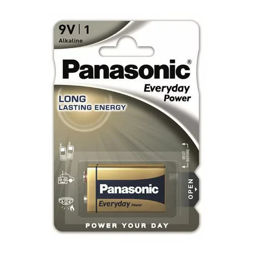 Panasonic baterije 6LF22EPS/1BP Alkaline Everyday Power