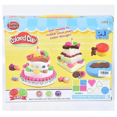 Magic Toys Plastični set za izradu kolača sa 6 oblika plastelina različitih boja Cene