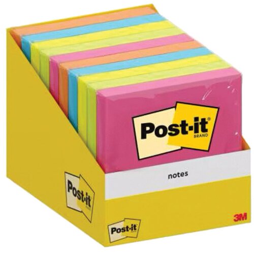  samoljepljiv 76x76 mm 100L Post-it 3M. 6820-COL-W10(654-TFEN) sort Cene