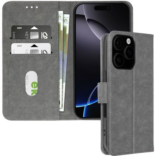 AVIZAR Ohišje za iPhone 16 Pro Max Clapet Denarnica in držalo za videoposnetek, Siva, (5000013913) Cene