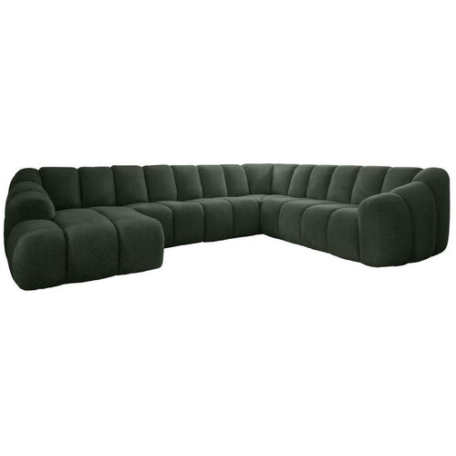 Miuform Tamno zelena kutna garnitura (s desnim kutom/u obliku slova "U") Shell – Cijene