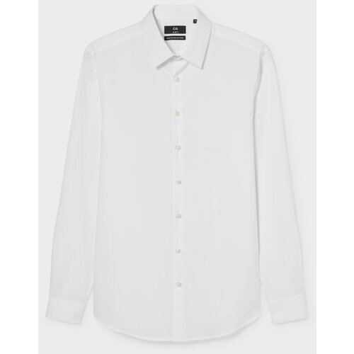 CA Muška košulja, Slim fit, Kent okovratnik, Bela Cene