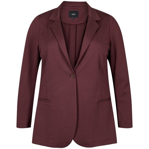 Zizzi Blazer &amp;#039;Maddie&amp;#039; burgund Slike
