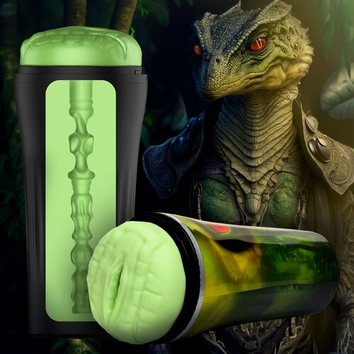 Creature Cocks Raptor Reptile Stroker Green Cene