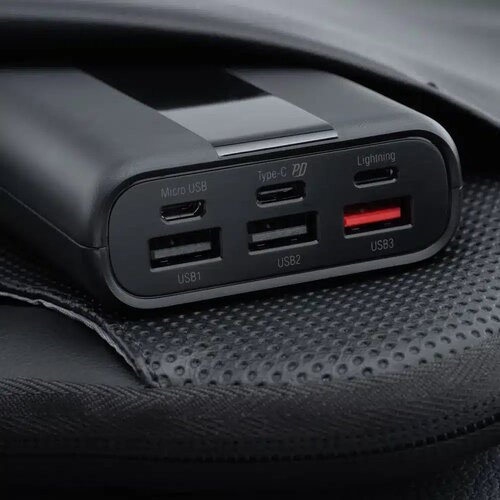 Powerbank Forcell F-Energy Energo P20K2 QC3.0 PD 3A 22.5W 20000 mAh črn Slike