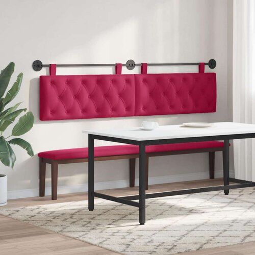 Držeće uzglavlje Zidne Vinska crvena 210 x 55 x 7 cm Bar&amp;scaron;un - boja crnog vina 200 cm bez LED Slike