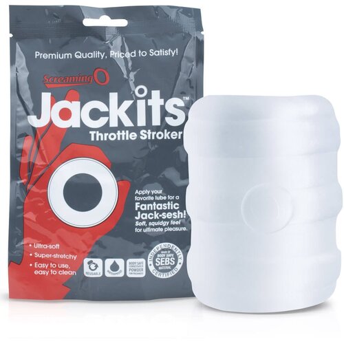 The Screaming O - Jackits Throttle Stroker Opaque Cene