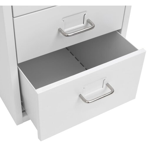  Mobilni ormarić za spise sivi 28 x 41 x 69 cm metalni Slike