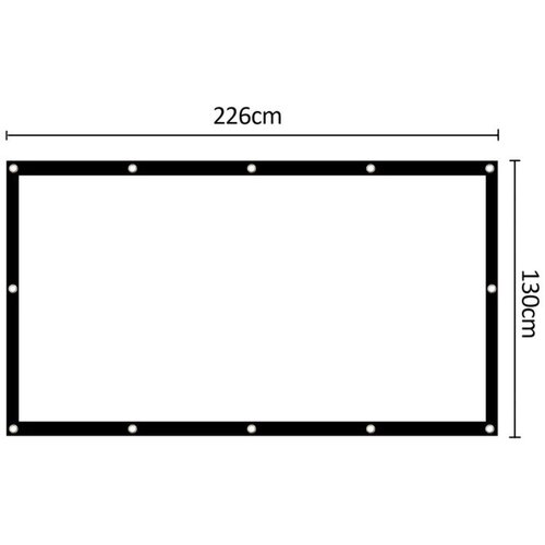 Maclean Zaslon za projektor zložljivo platno MC-981 100", 220x124cm Cene