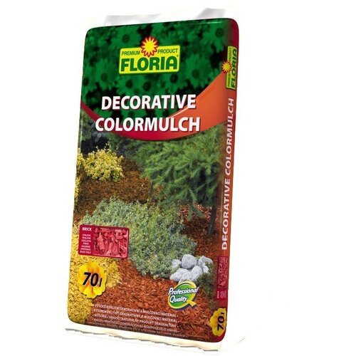 Floria Dekorativna kora Malč, 70 l, Crvena Slike