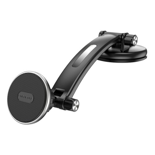Borofone Univerzalni magnetni auto držač nosač za mobitel BH65 Graceful dual-axis center console magnetic car black silver Slike