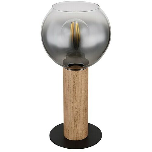 Globo Stolna svjetiljka Moitas (40 W, Ø x V: 150 x 300 mm, Crna, smeđa, E27) Cijene
