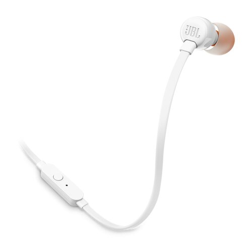 JBL tune 110 in-ear slušalke z mikrofonom, bele Cene