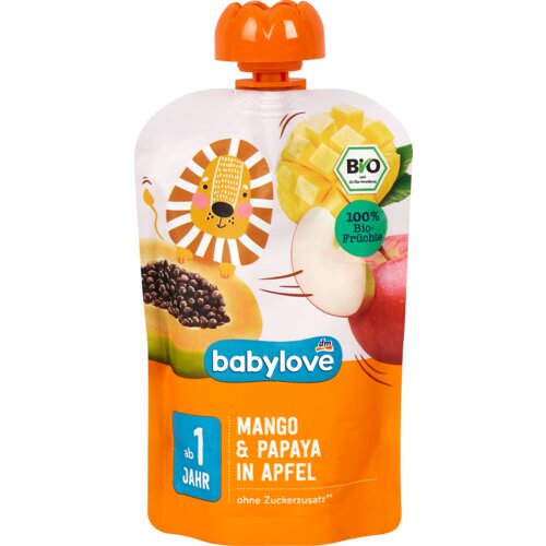 babylove voćni užitak - mango, papaja i jabuka, od 1. godine 100 g Cene