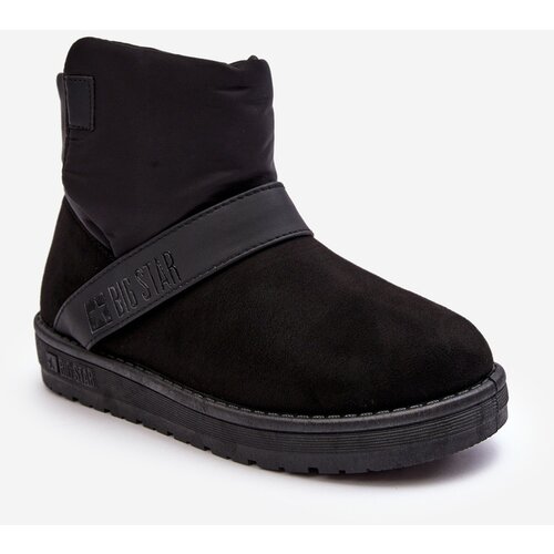 Big Star Black Fleece-Lined Platform Snow Boots Cene