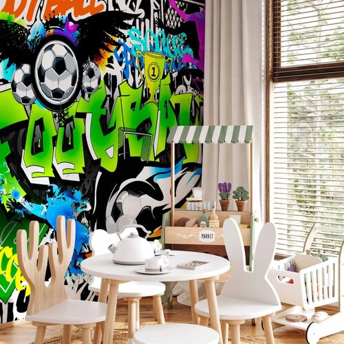  Foto tapeta - Football Graffiti 300x210 Premium Slike