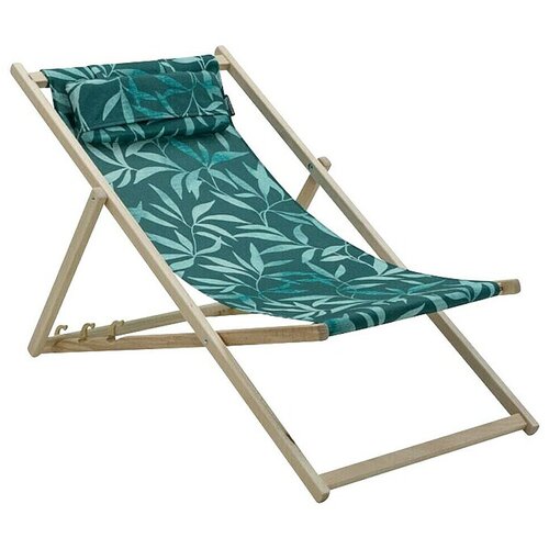 Madison Stolica za plažu Fergus Sea Blue (Zelena, Sastav materijala: 50 % pamuk, 45 % poliester, 5 % ostalo, drvo) Cijene