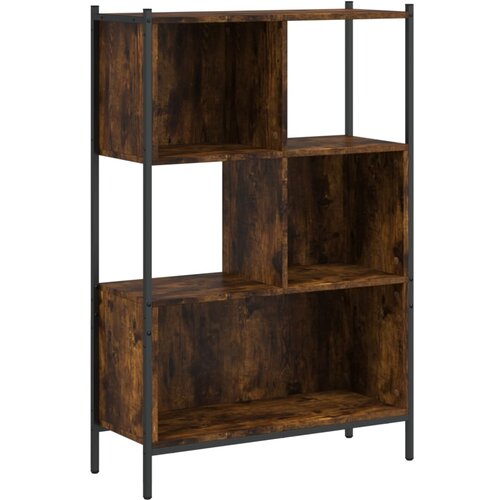 Maison Chic Knjižna omara - Knjižni regal dimljeni hrast 72x28x109 cm inženirski les, (21724493) Cene