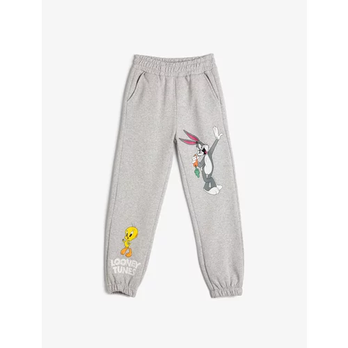 Koton Bugs Bunny and Tweety Jogger Sweatpants With Pockets