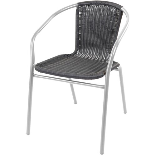 Linder Exclusiv Vrtni stol RATAN Silver/Black, (21129902) Cene