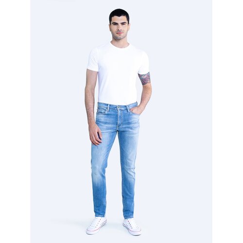 Big Star Man&amp;#039;s Tapered Trousers 110876 Denim-351 Slike