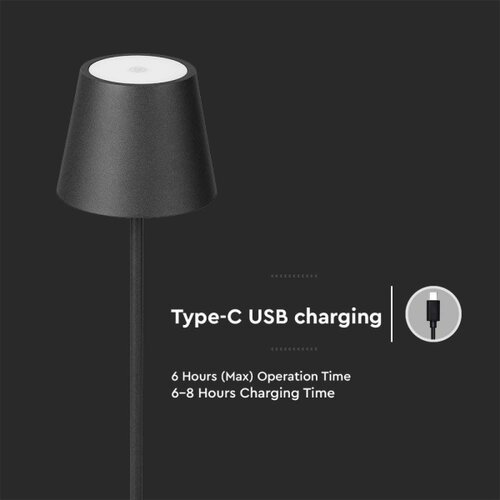  led prigu&amp;scaron;iva punjiva podna lampa 3u1 LED/4W/5V 4400 mah 3000K IP54 crna Slike