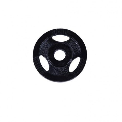 Gorilla Sports liveni teg sa rukohvatima 1,25 kg, 30/31 mm, crni Slike