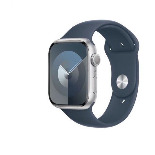 Apple Vrnjen artikel - Watch Series 9 GPS Silver Alu Storm Band M/L 45mm, (22068693) Slike