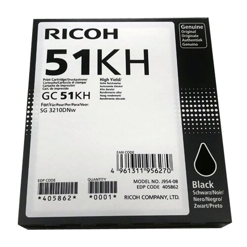  kartuša Ricoh GC51BK (405862) črna/black - original Cene