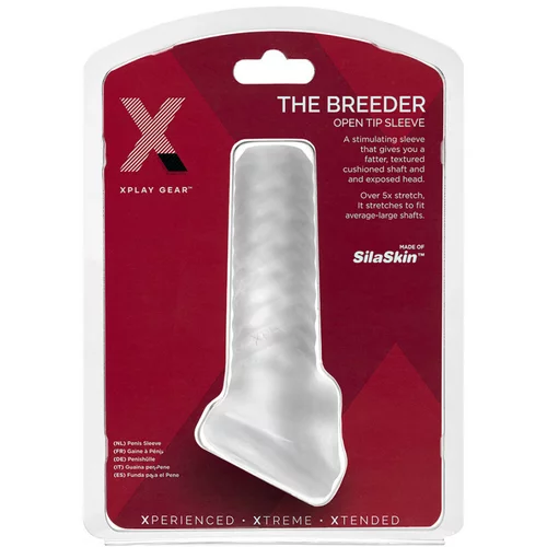 PerfectFIT Breeder - otvoreni omotač penisa (mliječno bijeli)