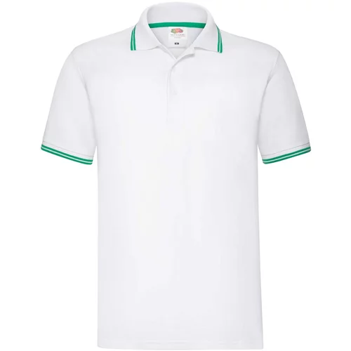 Fruit Of The Loom Men's T-shirt Tipped Polo 630320 100% Cotton 170g/180g