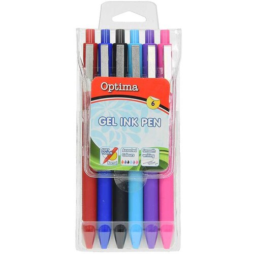 Optima Gel pisalo Soft Touch, 0.7 mm, 6 kosov Cene