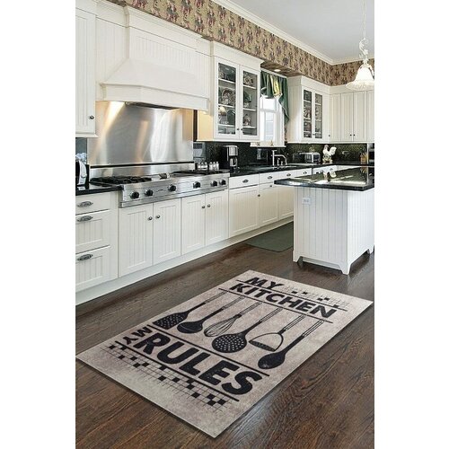  staza za kuhinju sa gumenom podlogom 60x140cm - My kitchen-my rules, KG-010 Cene