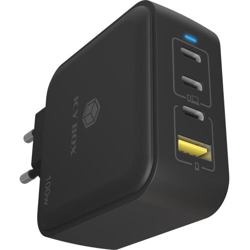 Icybox IB-PS1040-PD 4-portni USB-C/A 100W GaN polnilec Cene