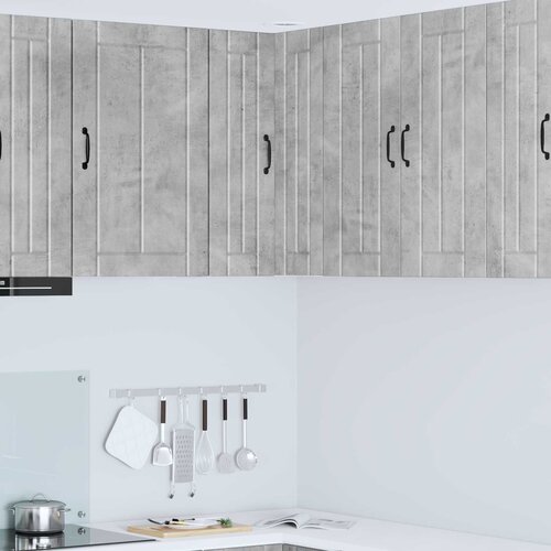  Zidni kutni ormar Lucca Betonska siva 57 x 57 x 80 cm Cene