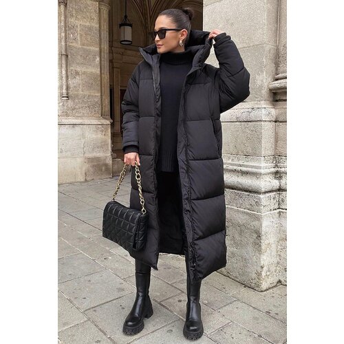 Madmext Mad Girls Black Long Down Jacket Cijene