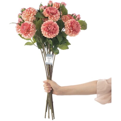 AmeliaHome Umetne rastline v kompletu 10 ks (višina 62 cm) Dahlia – Cene