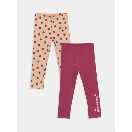 LC Waikiki Baby Girl Tights with Elastic Waist, Patterned Patterned Two