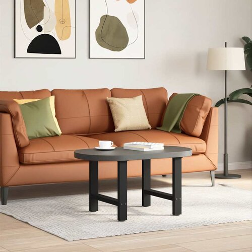 vidaXL noge kavne mizice črna 2 kosa 50x(42-43) cm jeklo Cene