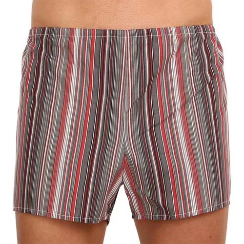 Foltýn Classic men's shorts red with oversized stripes
