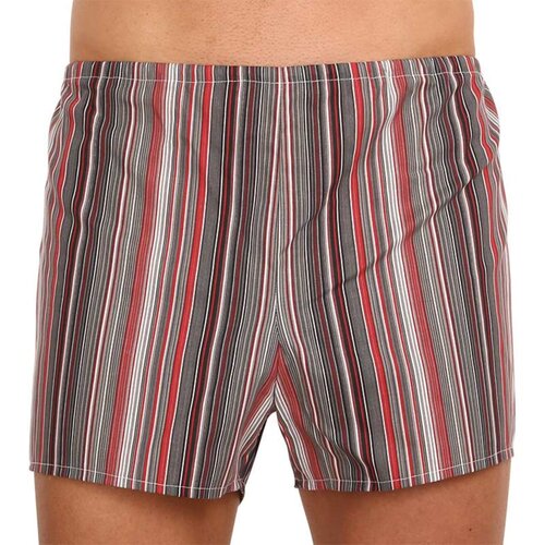 Foltýn Classic men's shorts red with oversized stripes Cene