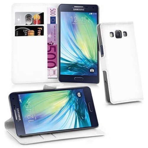 Cadorabo Ohi&scaron;je, združljivo z Samsung Galaxy A3 2015 v snežno bela - Za&scaron;čitni ovitek z magnetnim zapiranjem, stoječo funkcijo in režo za kartice, (20550985) Cene