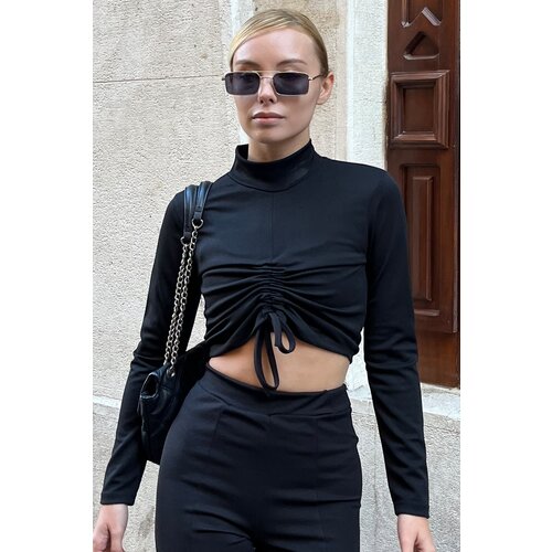 Trend Ala&amp;ccedil;atı Stili Blouse - Black - Slim fit Slike
