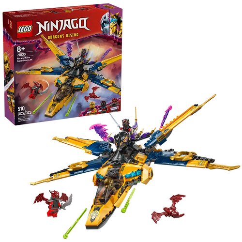 Lego Ninjago: Rasov in Arinov super nevihtni reaktivec Cene